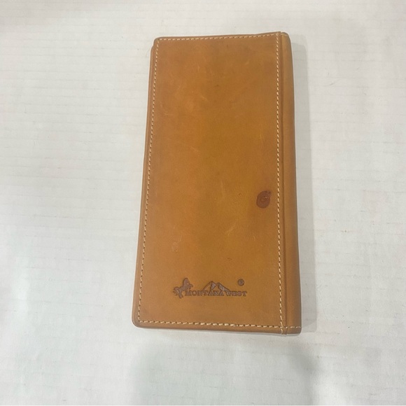 Montana West Genuine Leather Mens Wallet - Picture 2 of 3